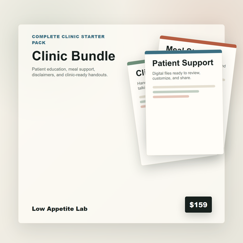 Low Appetite Lab Clinic Bundle digital product preview