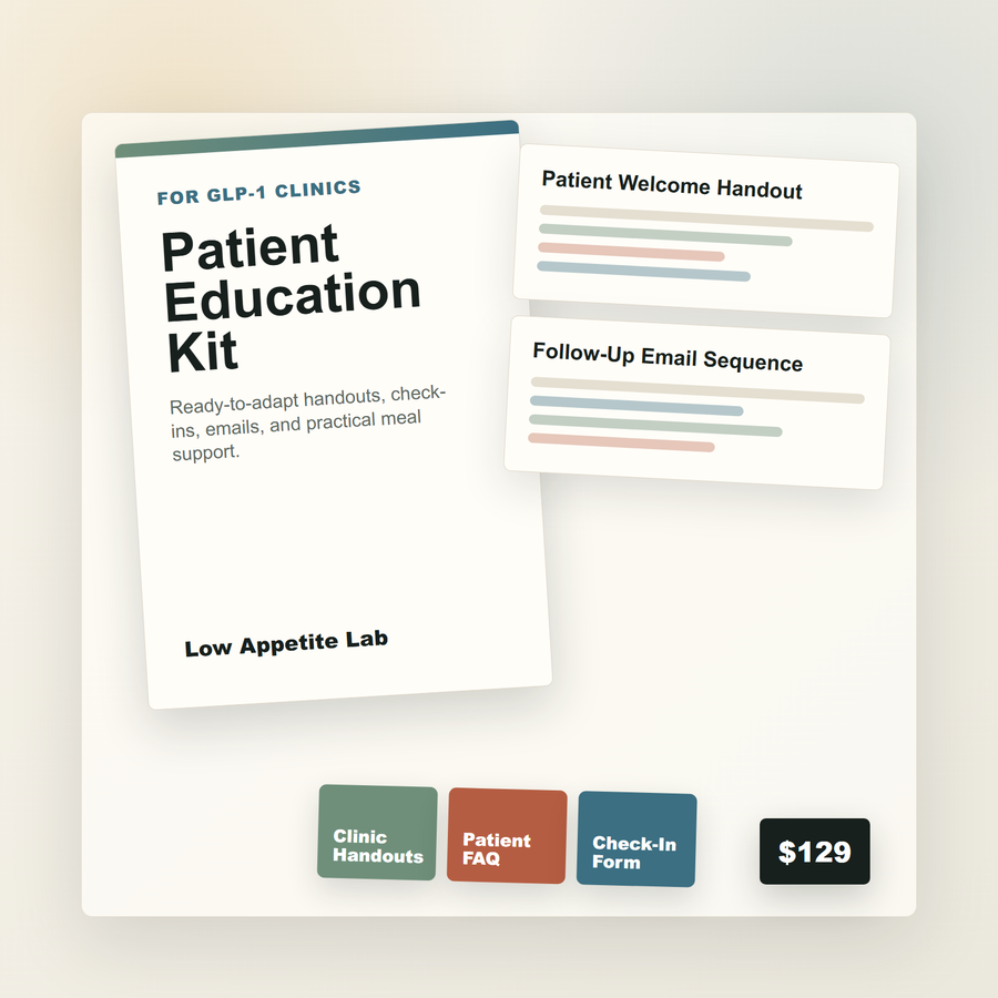 GLP-1 Patient Education Kit