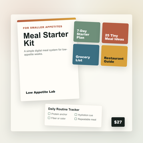 Low Appetite Meal Starter Kit digital product preview